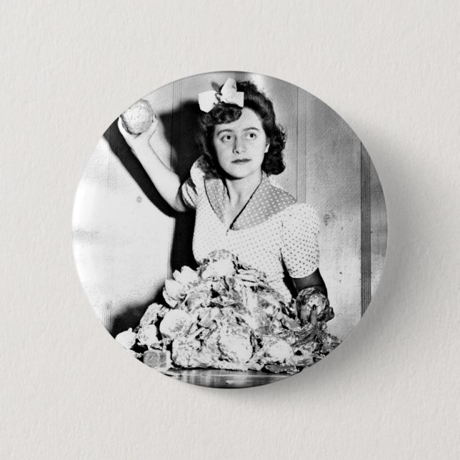 Zu den Bemühungen um einen eigenen Krieg Button (Vorderseite)