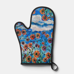 Zu den Bereichen der Blume Ofenhandschuh