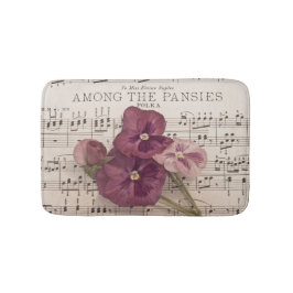 Zu den Stiefmütterchen Badematte