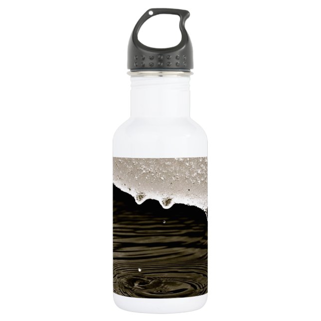 ZU DER ZEIT SCHMELZENDER SCHNEE, EIN EDELSTAHLFLASCHE (Vorderseite)