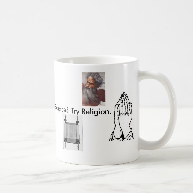 Zu dumm, Wissenschaft zu verstehen? Kaffeetasse (Rechts)