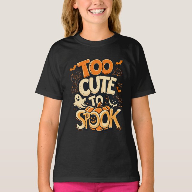 Zu dünn, um zu sprechen - Halloween T-Shirt (Vorderseite)