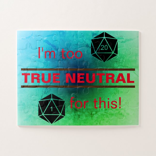 Zu echtes neutrales Rätsel (Horizontal)