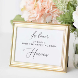 Zu Ehren derer, die aus dem Himmel schauen Poster