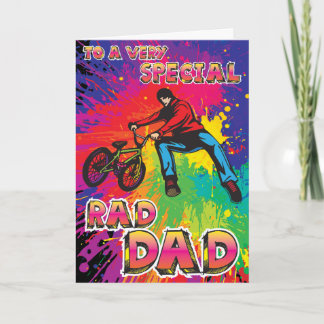 Zu einer ganz speziellen "KRASSER VATER" - BMX Karte