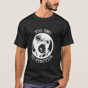 Zu Emo, um künstlerisches Design zu funktionieren T-Shirt