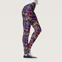 zu ERSTELLEN ist, Graffiti-gedruckte Leggings zu d