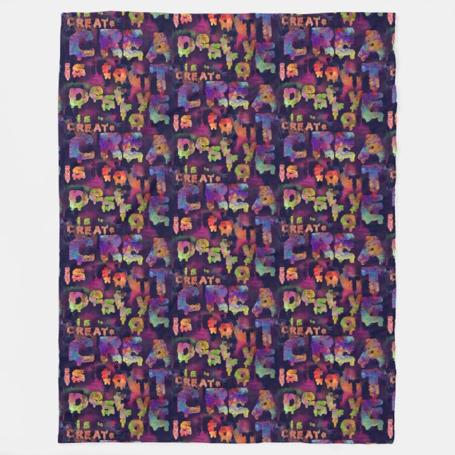 zu ERSTELLEN ist, Soft Fuzzy Blanket zu desTROY Fleecedecke (Vorderseite)
