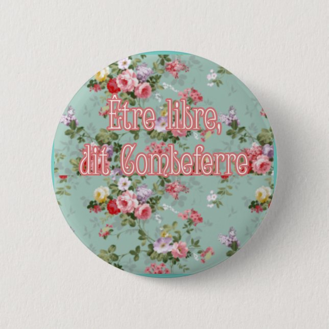 zu frei sein button (Vorderseite)