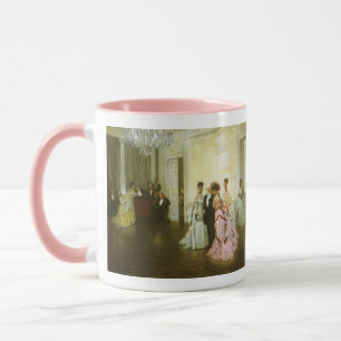 Zu früh von James Tissot, viktorianische Kunst der Tasse