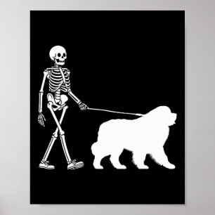 Zu Fuß ein Hundemuseum in Neufundland Poster