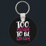 Zu gesegnet, um als inspirierendes Zitat betont zu Schlüsselanhänger<br><div class="desc">Zu gesegnet, um gestresst zu werden. Inspiration und motivierend Erntedank feiern Zitat Design mit positiven Redewendungen und Lebensmotto. Coole Vintage Typografie-Ware mit Empowerment und aufregender Botschaft zum Tragen während des Erntedanks. Verteile diese Weisheitsworte und inspirier anderen, stark zu sein, mutig zu sein, hart zu arbeiten, Glauben zu haben, Mut zu...</div>