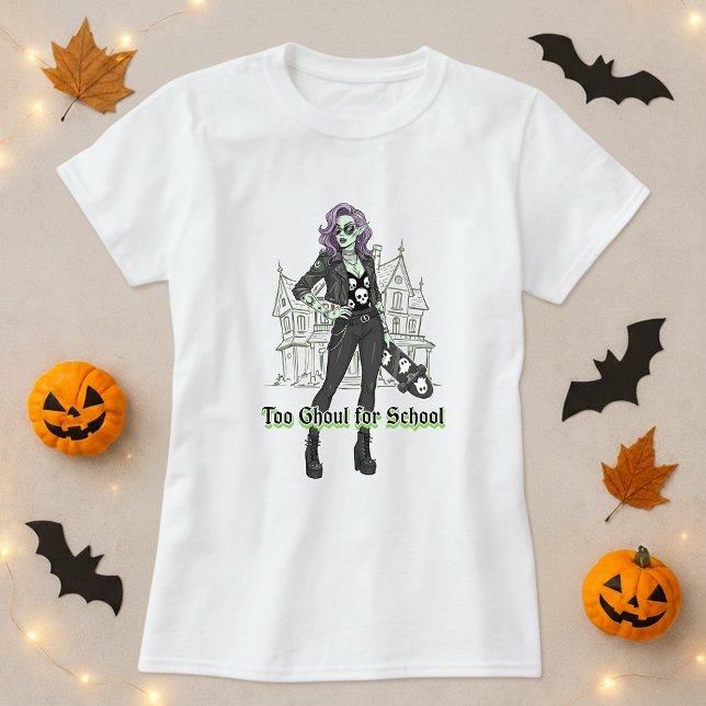 Zu Ghoul zum T-Shirt zu SchulHalloween; Ghoul Girl (Von Creator hochgeladen)