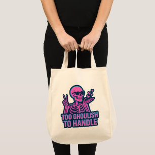 Zu Ghoulish um es zu handhaben - Coole Skeletton S Tragetasche