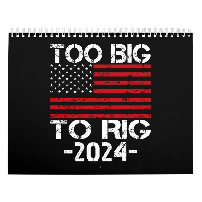 Zu groß für die Wahlen 2024 Kalender (Titelbild)