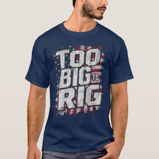 Zu groß um lustig zu manipulieren Trump 2024 Dunks T-Shirt
