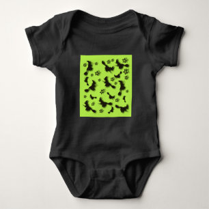 Zu Halloween Abend 3D unter Sternen fliegen Baby Strampler