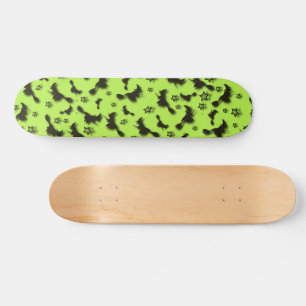 Zu Halloween Abend 3D unter Sternen fliegen Skateboard