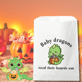 Zu Halloween brauchen auch Baby Dragons ihre Hosen Geschenktütchen