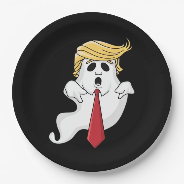 Zu Halloween, Donald Costume Classic Pappteller (Vorderseite)