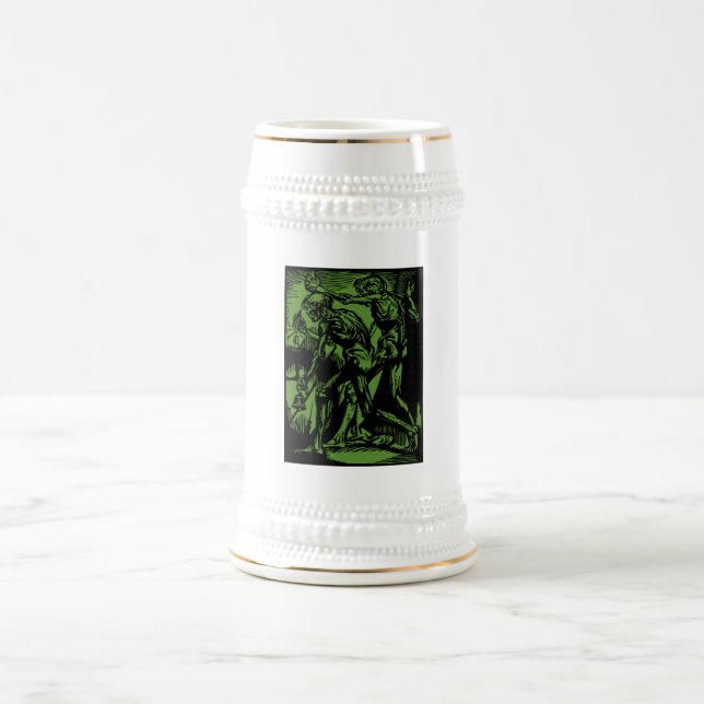 Zu Halloween-Horror toter Bergleute Bierglas (Mittel)