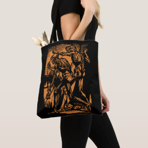 Zu Halloween-Horror toter Bergleute Tasche