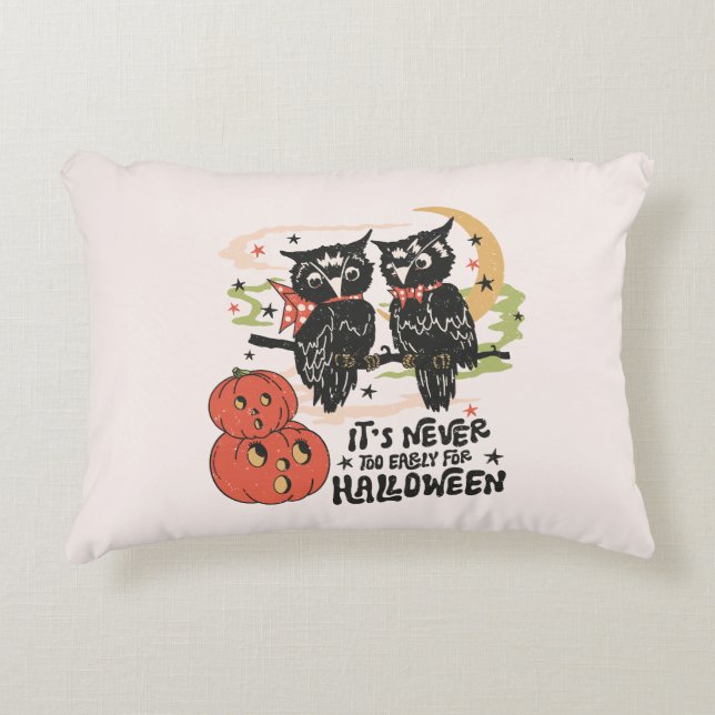 Zu Halloween ist es nie zu früh Dekokissen (Vorderseite)