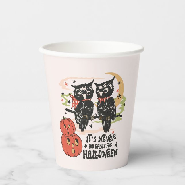 Zu Halloween ist es nie zu früh Pappbecher (Vorderseite)