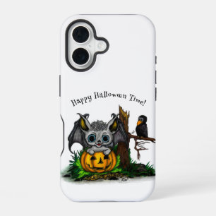 zu Halloween , Niedlichem Fleet und Raven gewartet iPhone 16 Hülle