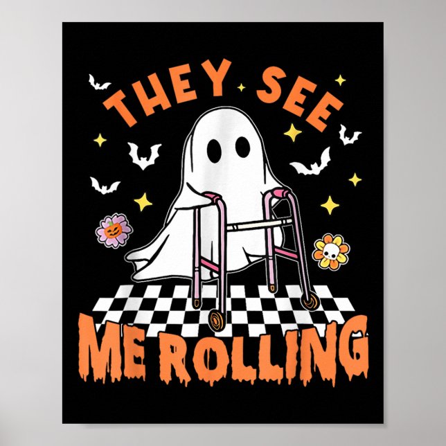 Zu Halloween sehen sie, wie ich die Spo rollte Poster (Vorne)