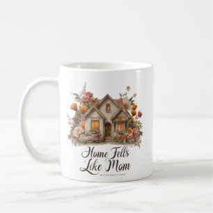 Zu Hause fühlt sich an wie Omas Vintage-Landhaus-D Kaffeetasse