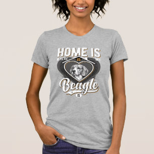 Zu Hause ist dort, wo mein Beagle ist_1 T-Shirt