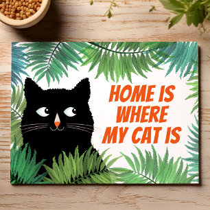 Zu Hause ist dort, wo meine Katze ist Umzug bekann Postkarte