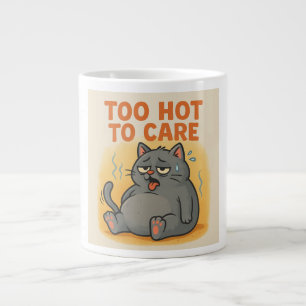 Zu heiß zu pflegen - Funny Grumpy Cat Tote Bag Jumbo-Tasse