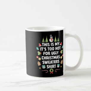 Zu heiße Weihnachten Sweaters Funny Xmas Men Wom Kaffeetasse