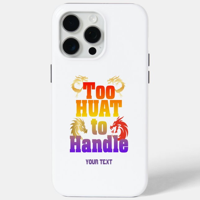 Zu Huat um zu bewältigen Case-Mate iPhone Hülle (Rückseite)