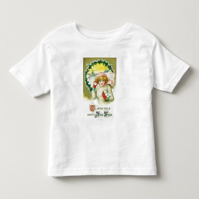 Zu Ihnen einen guten Rutsch ins Neue Kleinkind T-shirt (Vorderseite)