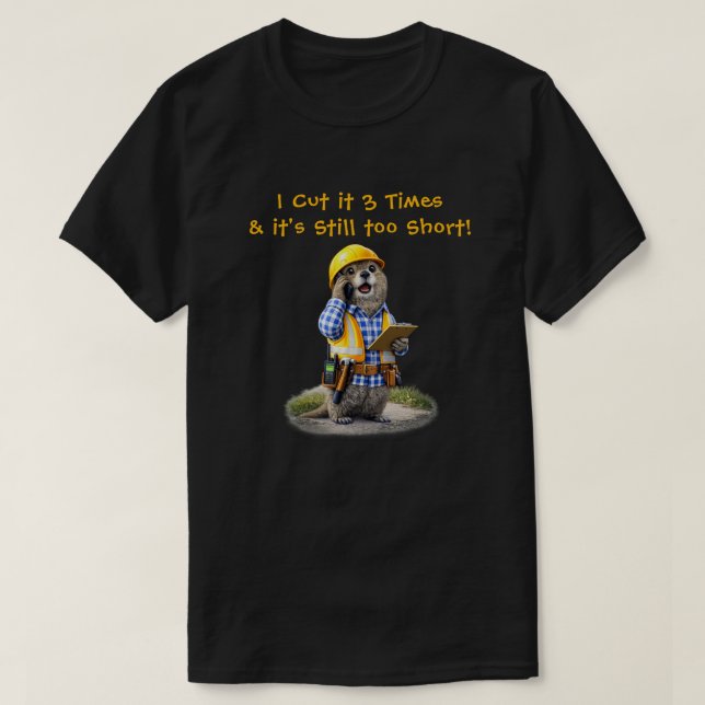 "Zu kurz" (1) T-Shirt (Design vorne)