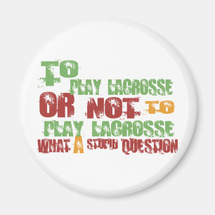 Zu Lacrosse spielen Magnet