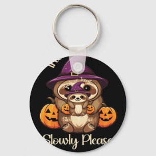 Zu lazy, um Beängstigend Niedliches Halloween Clas Schlüsselanhänger