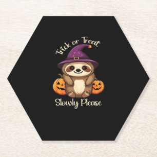Zu lazy, um Beängstigend Niedliches Halloween Clas Untersetzer