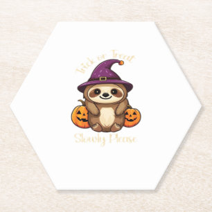 Zu lazy, um Beängstigend Niedliches Halloween Clas Untersetzer