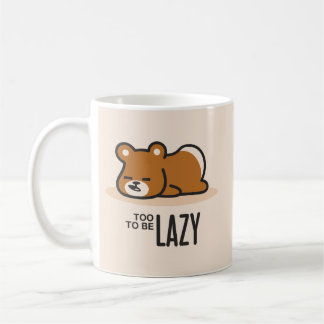 Zu lazy, um lazy zu sein kaffeetasse