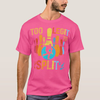 Zu lebe, um Bowlers Bowling Player Sport zu teilen T-Shirt