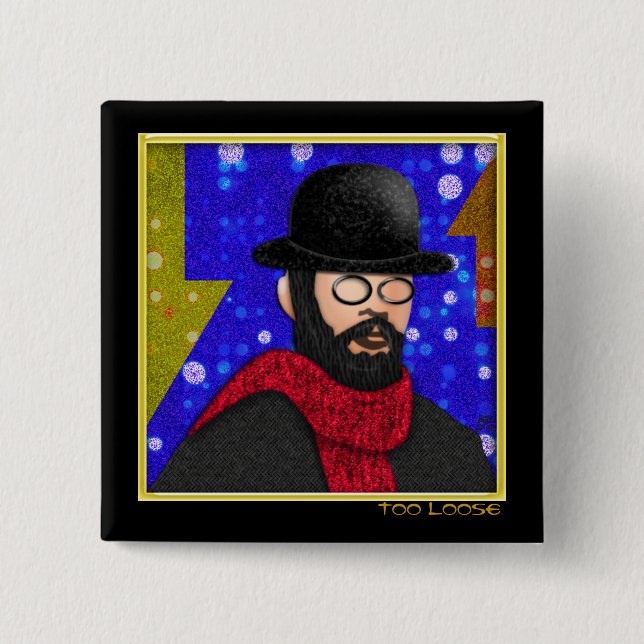 Zu locker (Button) Button (Vorderseite)