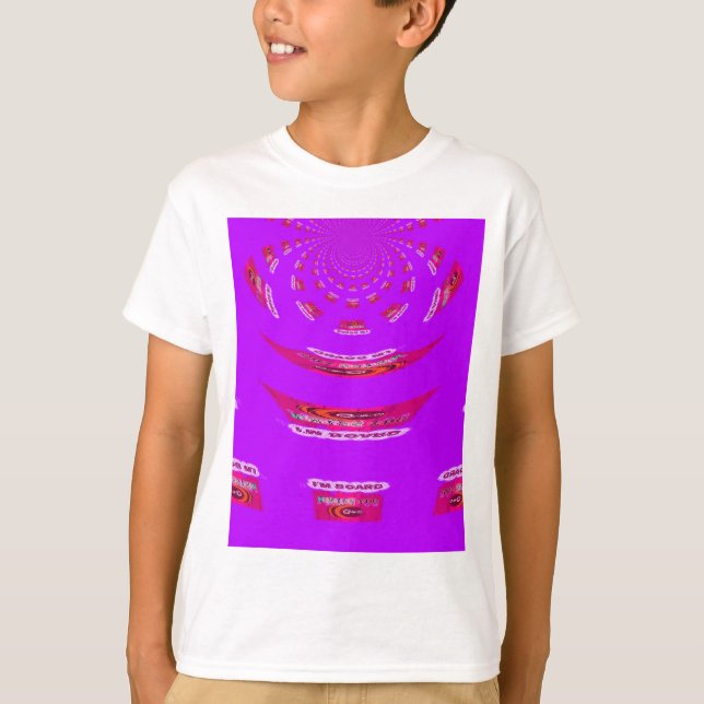 Zu lustig, ich vermisse dich, ich bin gelangweilt T-Shirt (Vorderseite)