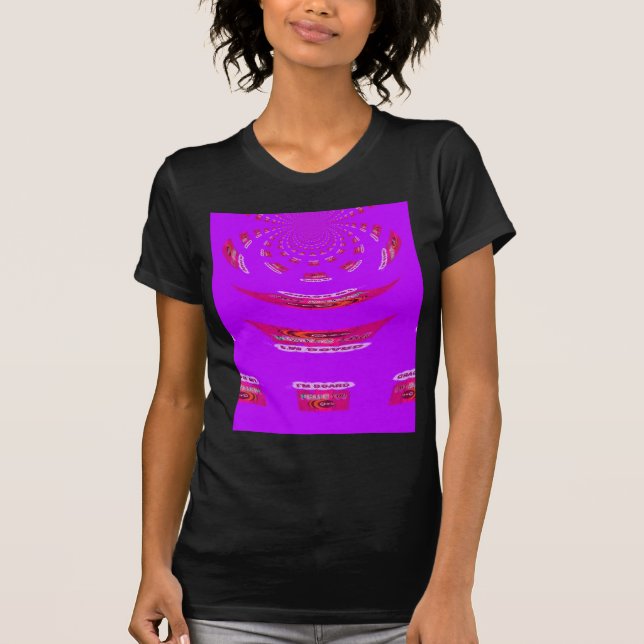 Zu lustig, ich vermisse dich, ich bin gelangweilt T-Shirt (Vorderseite)