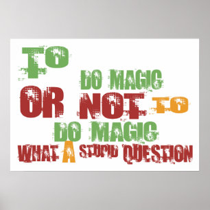 Zu Magie tun Poster