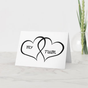 ZU "MEIN TWIN" AM "VALENTINTAG" KARTE