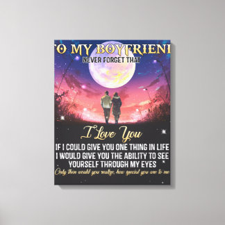 Zu meinem Freund habe ich dich Liebe Leinwanddruck